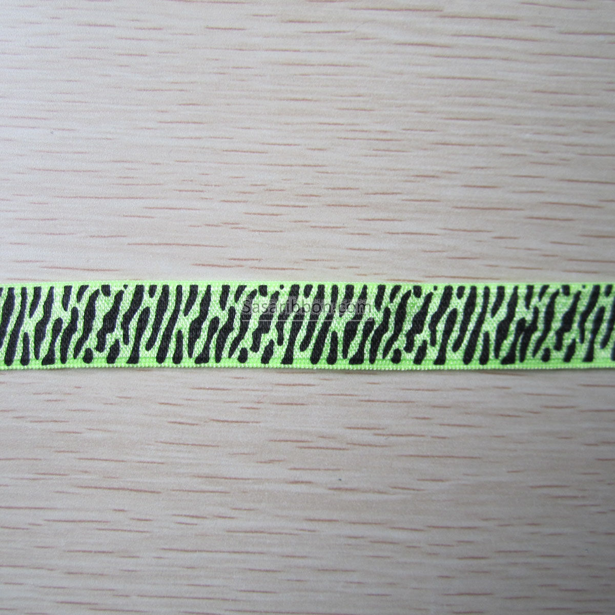 Fold Over Elastic Print Ribbon